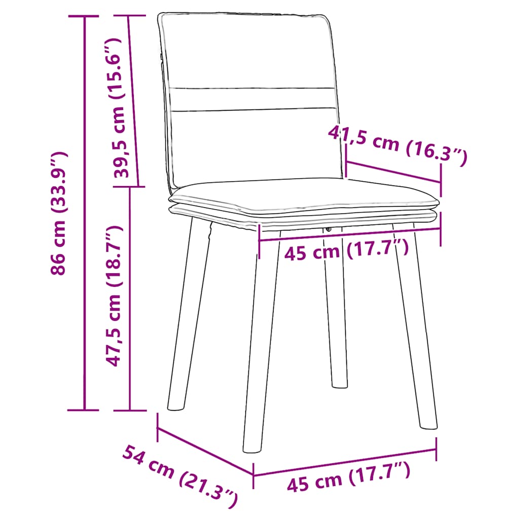 Cadeiras de jantar 4 pcs tecido cinzento-escuro