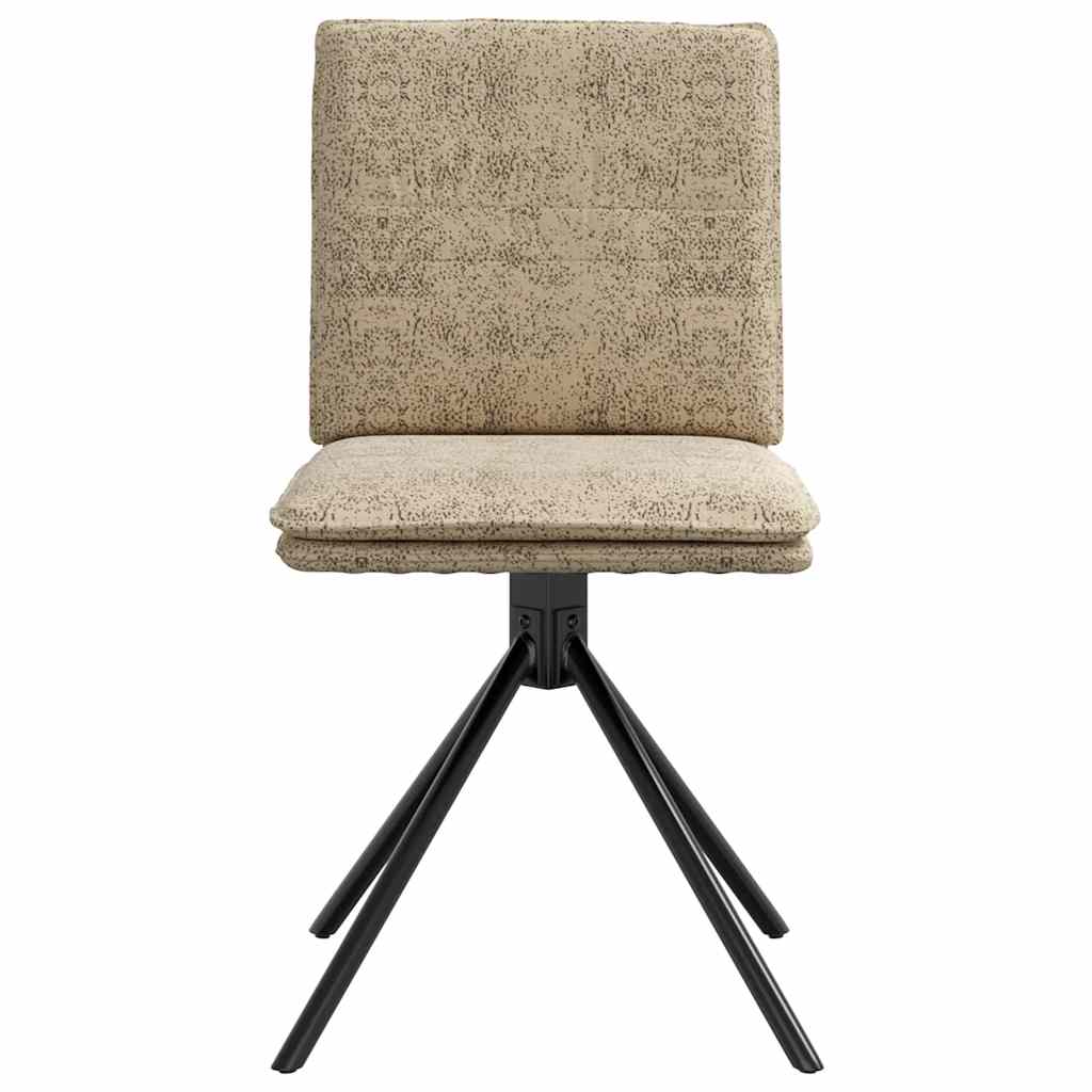 Cadeiras de jantar 4 pcs cinza claro Faux Suede Couro