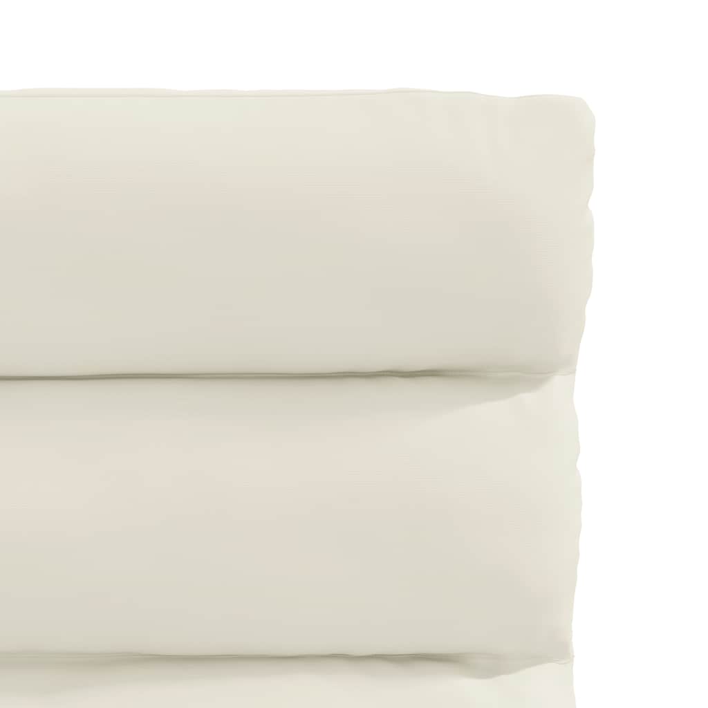 Cadeiras de jantar 4 pcs veludo cor creme
