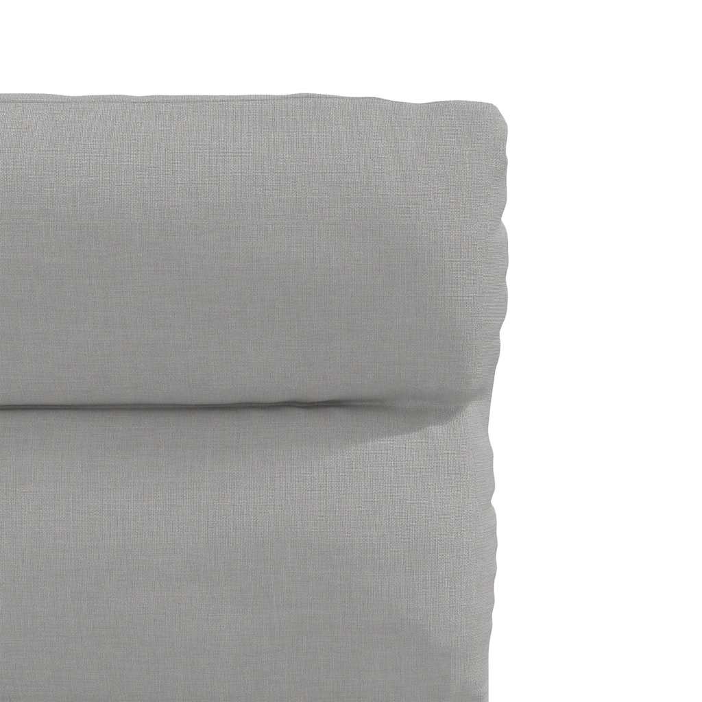 Cadeiras de jantar 4 pcs tecido cinza nuvem