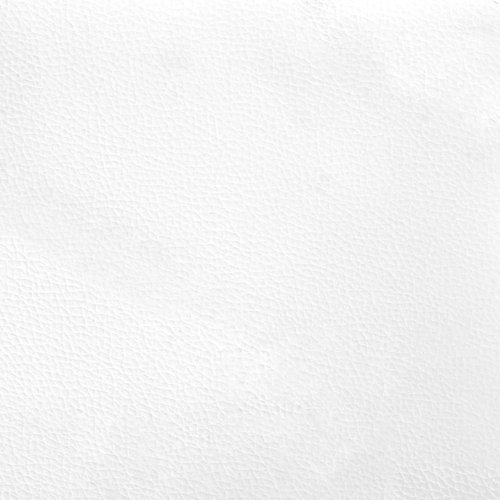 Cadeiras de jantar 6 pcs couro artificial branco