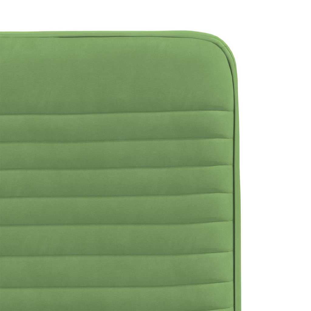 Cadeiras de jantar 6 pcs veludo verde-claro