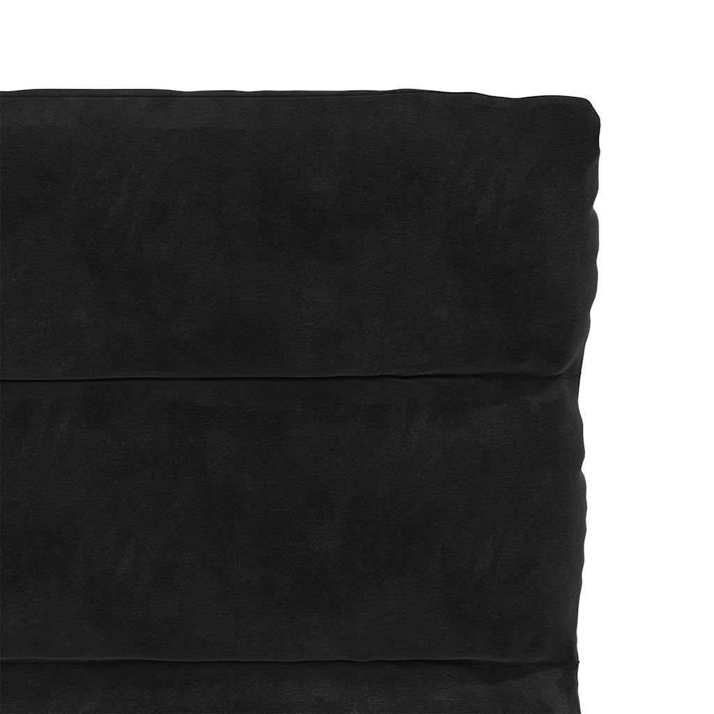 Cadeiras de jantar 6 pcs veludo preto