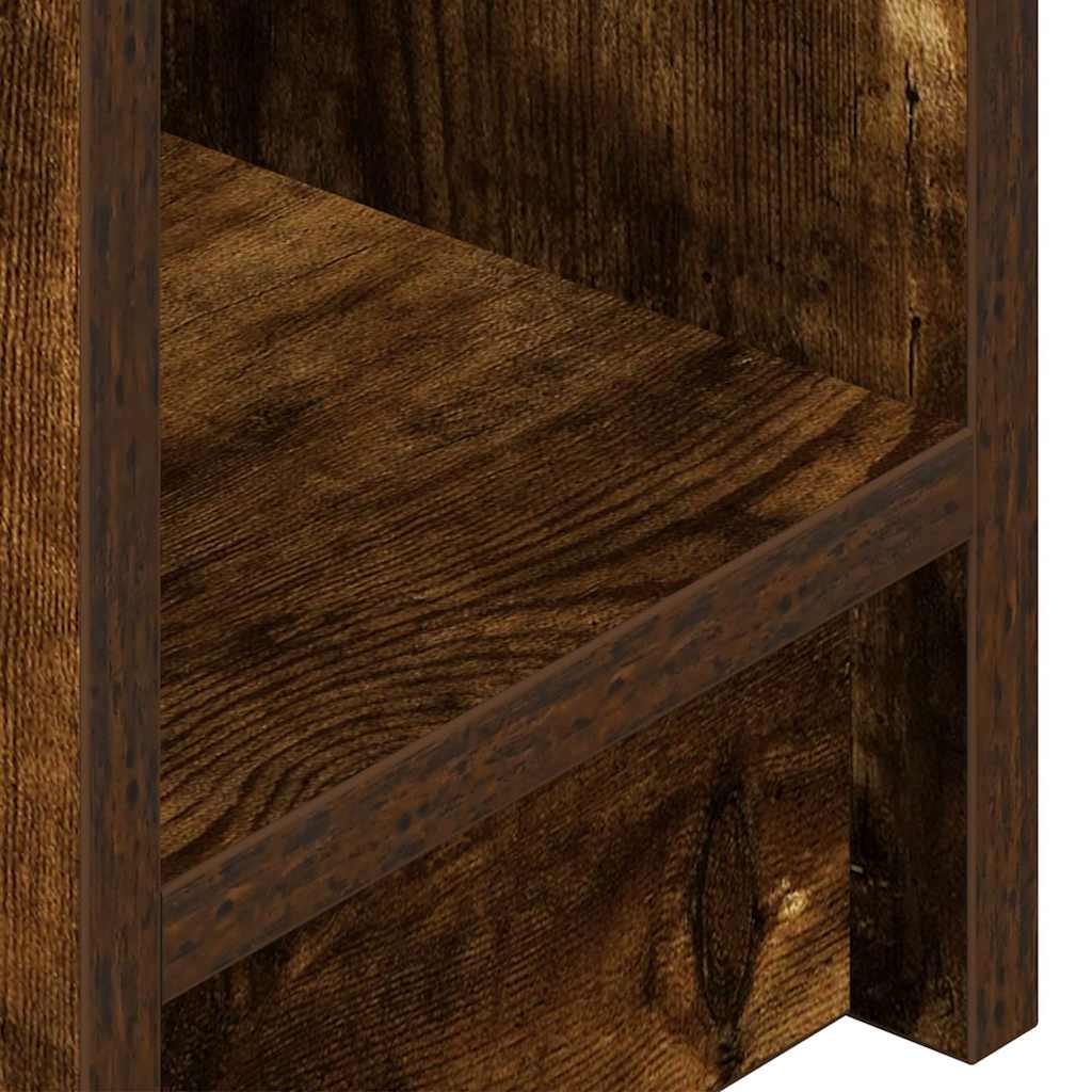 Mesa de cabeceira com gaveta 20x36x60 cm carvalho fumado