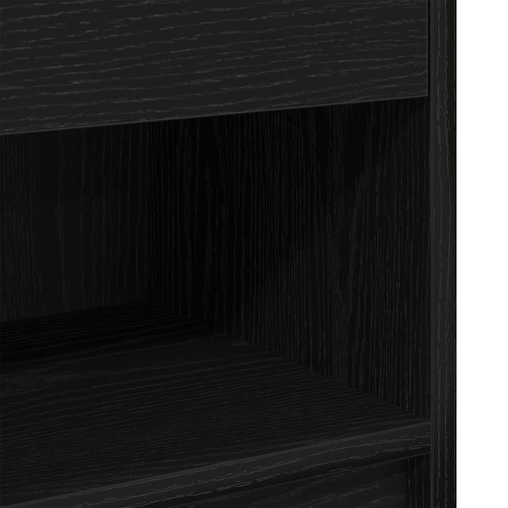Mesas de cabeceira 2 pcs com gaveta 39x28x41 cm preto