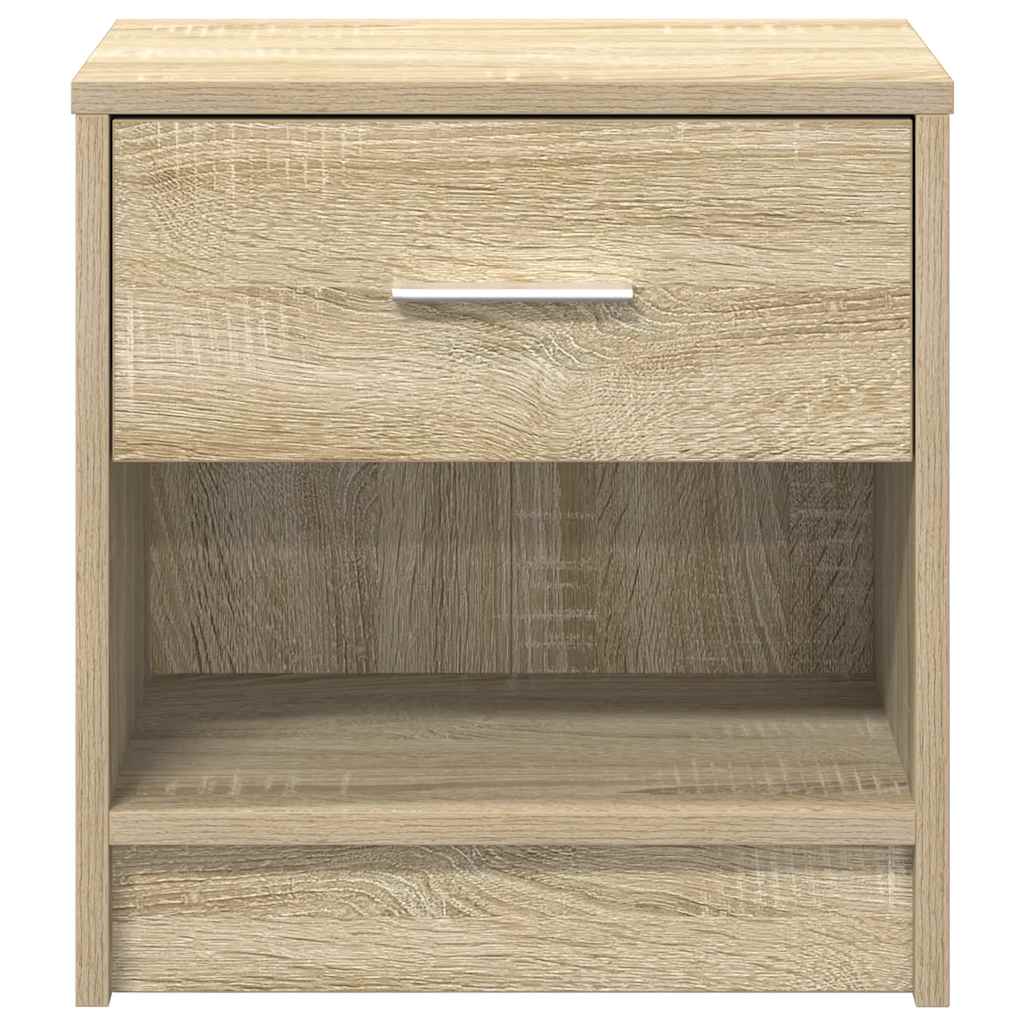 Mesas de cabeceira 2 pcs com gaveta 39x28x41 cm carvalho sonoma