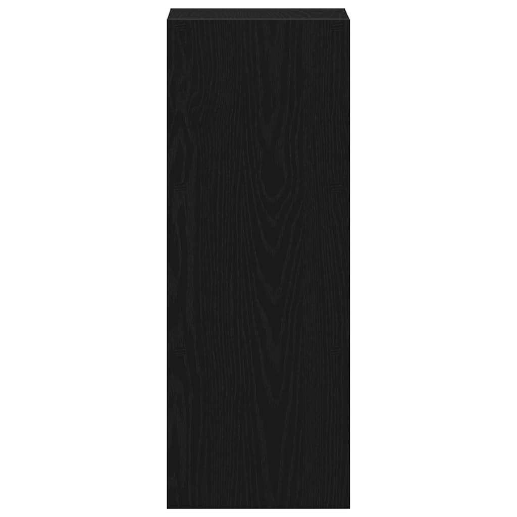 Estante empilháveis 30x30x80cm derivados madeira carvalho preto