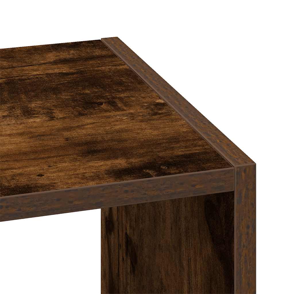 Estantes 2 pcs empilháveis 30x30x80 cm derivados de madeira