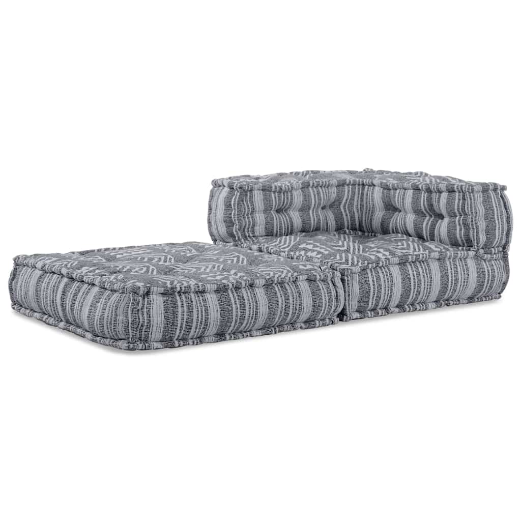 Sofá Modular Riscas Manual Cinzeto 70 x 70 x 54 cm tecido