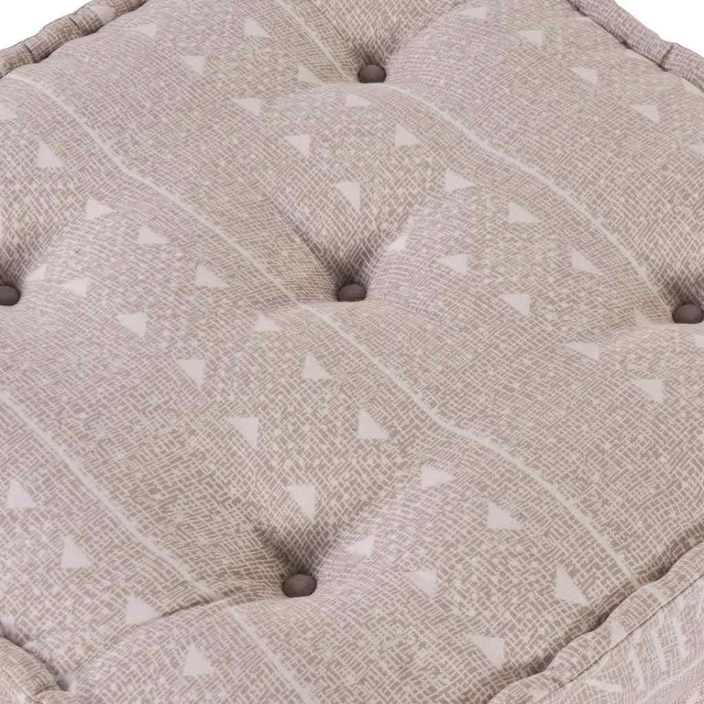 Sofá Modular Geométrico Castanho-claro 70 x 70 x 36 cm tecido
