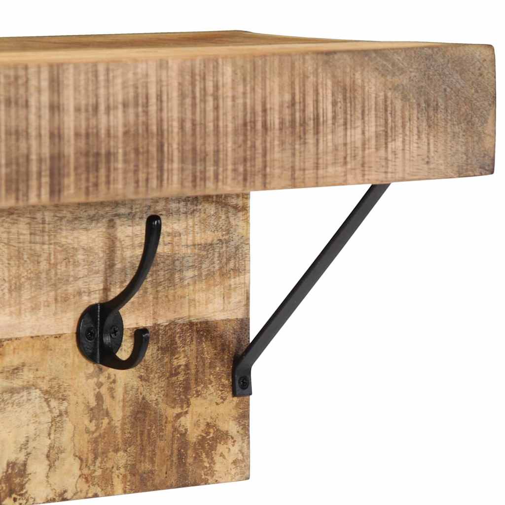 Cabideiro Castanho 73 x 19 x 23 cm Madeira de mangueira maciça