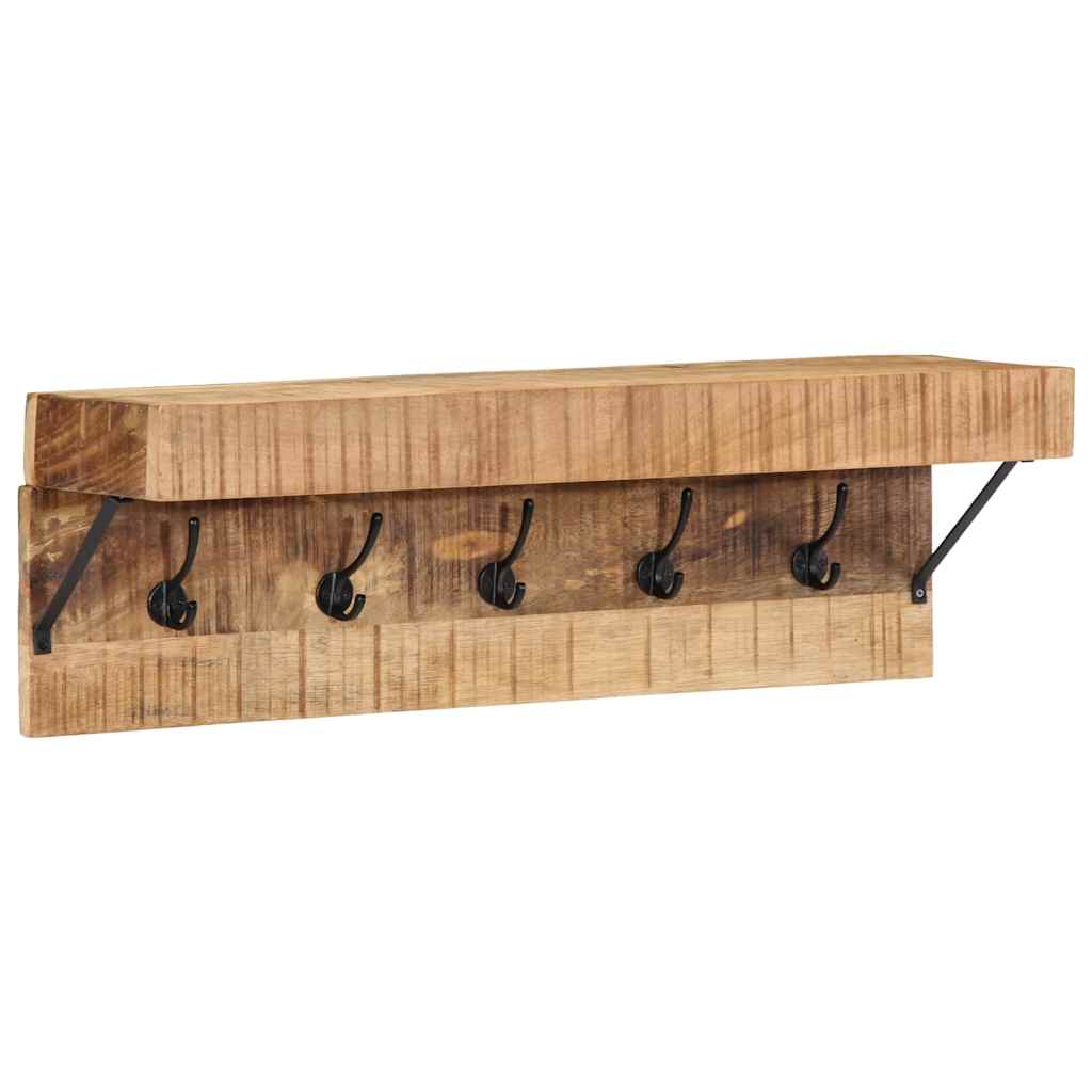 Cabideiro Castanho 73 x 19 x 23 cm Madeira de mangueira maciça