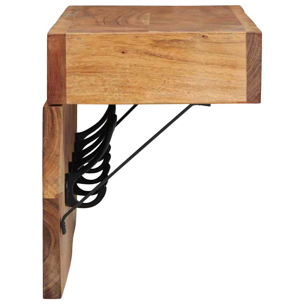 Cabideiro Castanho 73 x 19 x 23 cm Madeira de acácia maciça