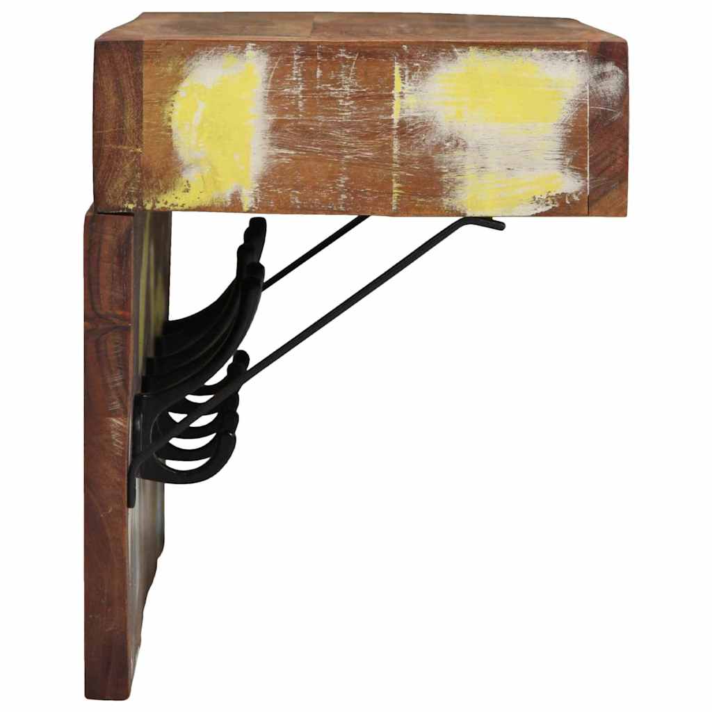 Cabideiro Castanho 73 x 19 x 23 cm Madeira recuperada maciça