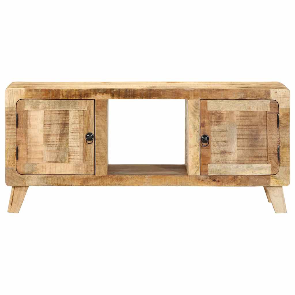 Móvel de TV 105x46x32 cm madeira de mangueira áspera maciça
