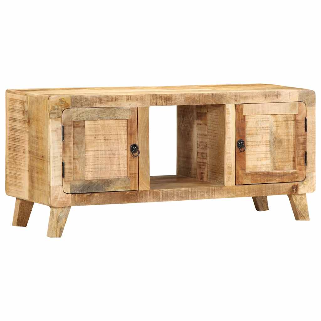 Móvel de TV 105x46x32 cm madeira de mangueira áspera maciça