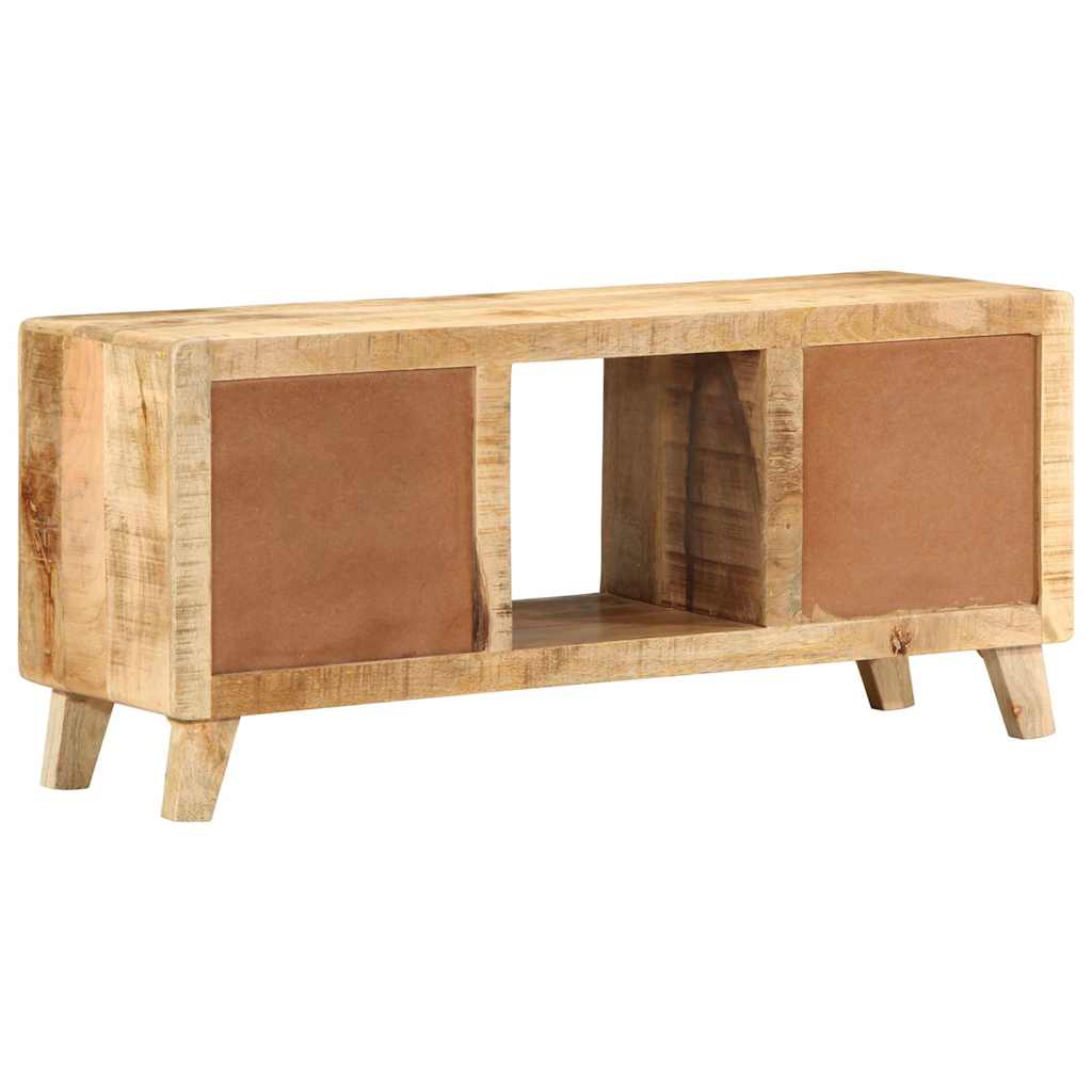 Móvel de TV 105x46x32 cm madeira de mangueira áspera maciça