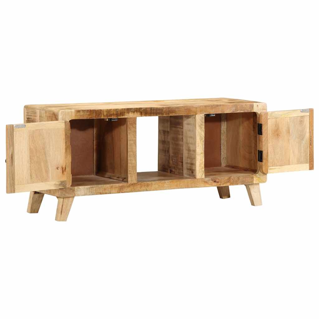 Móvel de TV 105x46x32 cm madeira de mangueira áspera maciça