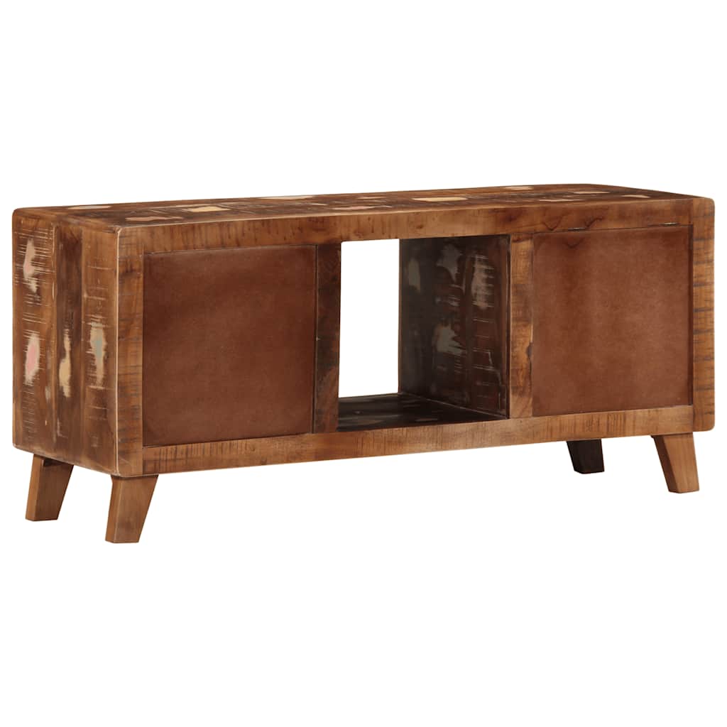 Móvel de TV 105x46x32 cm madeira recuperada maciça