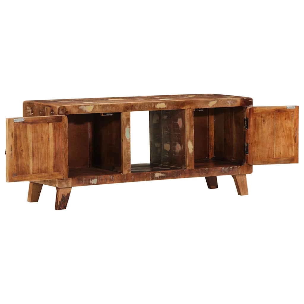 Móvel de TV 105x46x32 cm madeira recuperada maciça