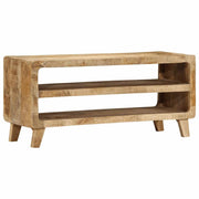 Móvel de TV 105x46x32 cm madeira de mangueira áspera maciça