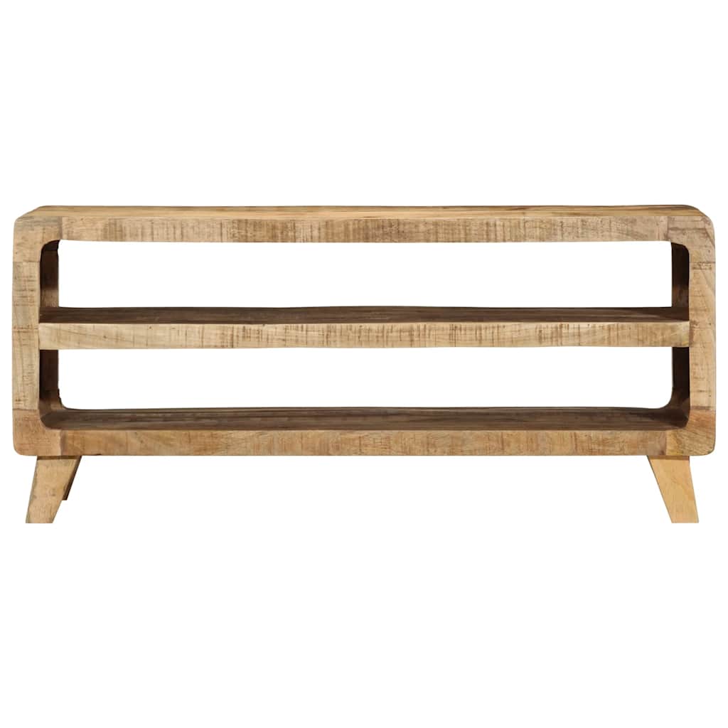 Móvel de TV 105x46x32 cm madeira de mangueira áspera maciça