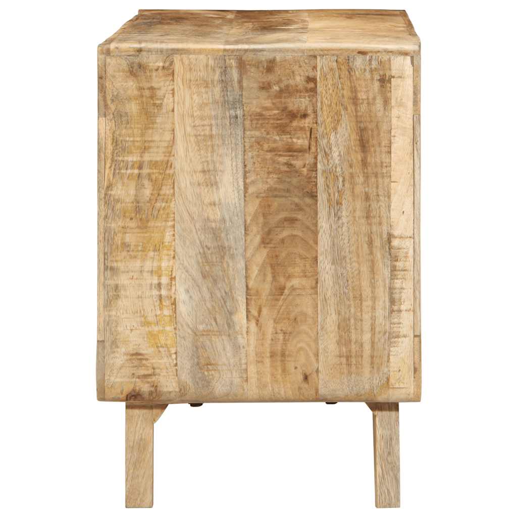 Móvel de TV 105x46x32 cm madeira de mangueira áspera maciça