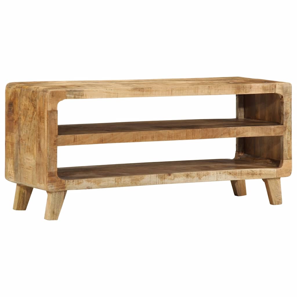Móvel de TV 105x46x32 cm madeira de mangueira áspera maciça