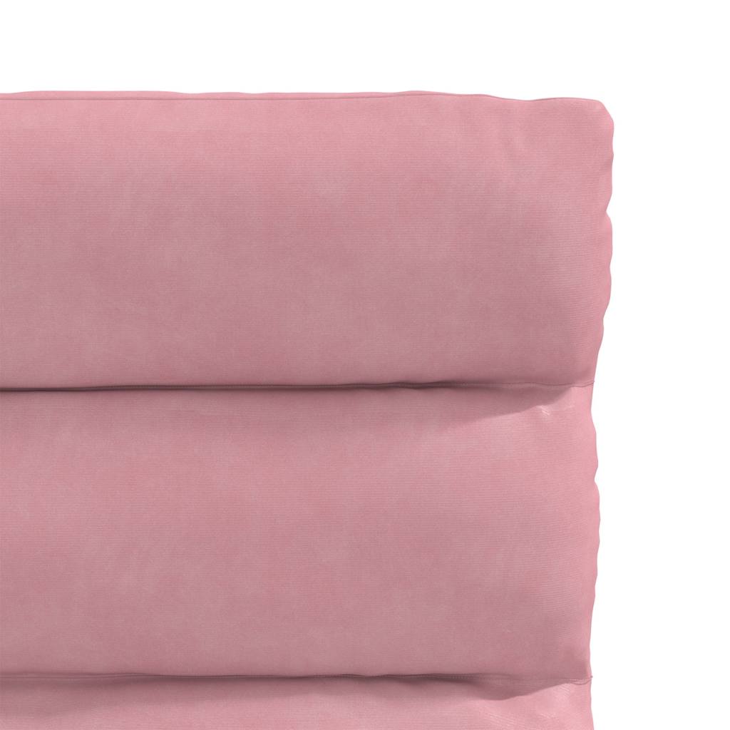 Cadeiras de jantar 2 pcs veludo rosa