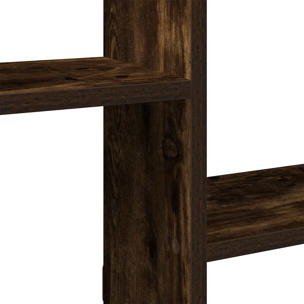 Estante parede cúbica 5 compartimentos derivados madeira