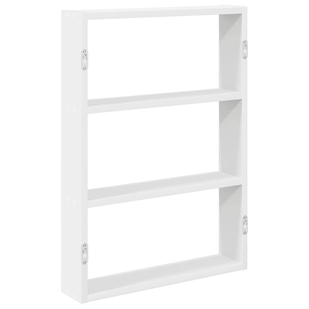 Prateleira de parede 43x9x60 cm derivados de madeira branco