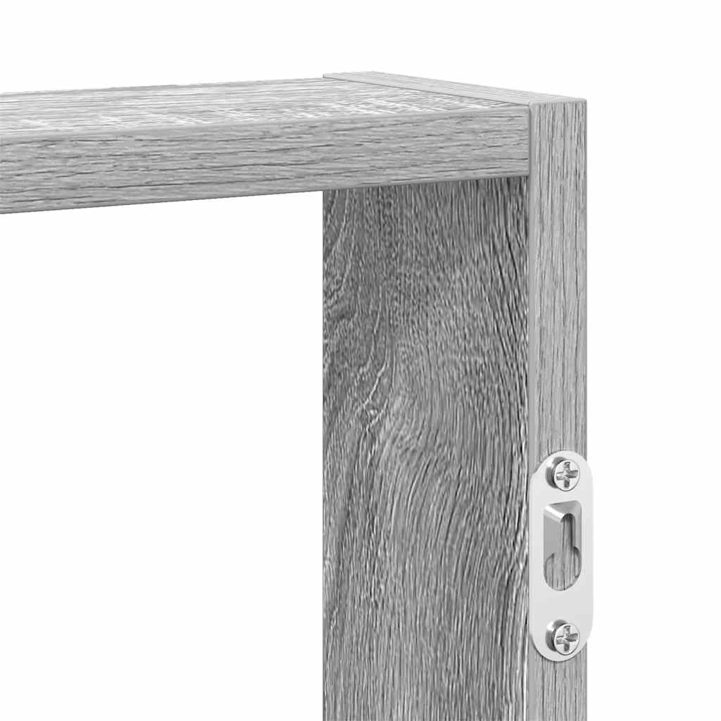Prateleira parede 43x9x60 cm deriv. de madeira cinza sonoma
