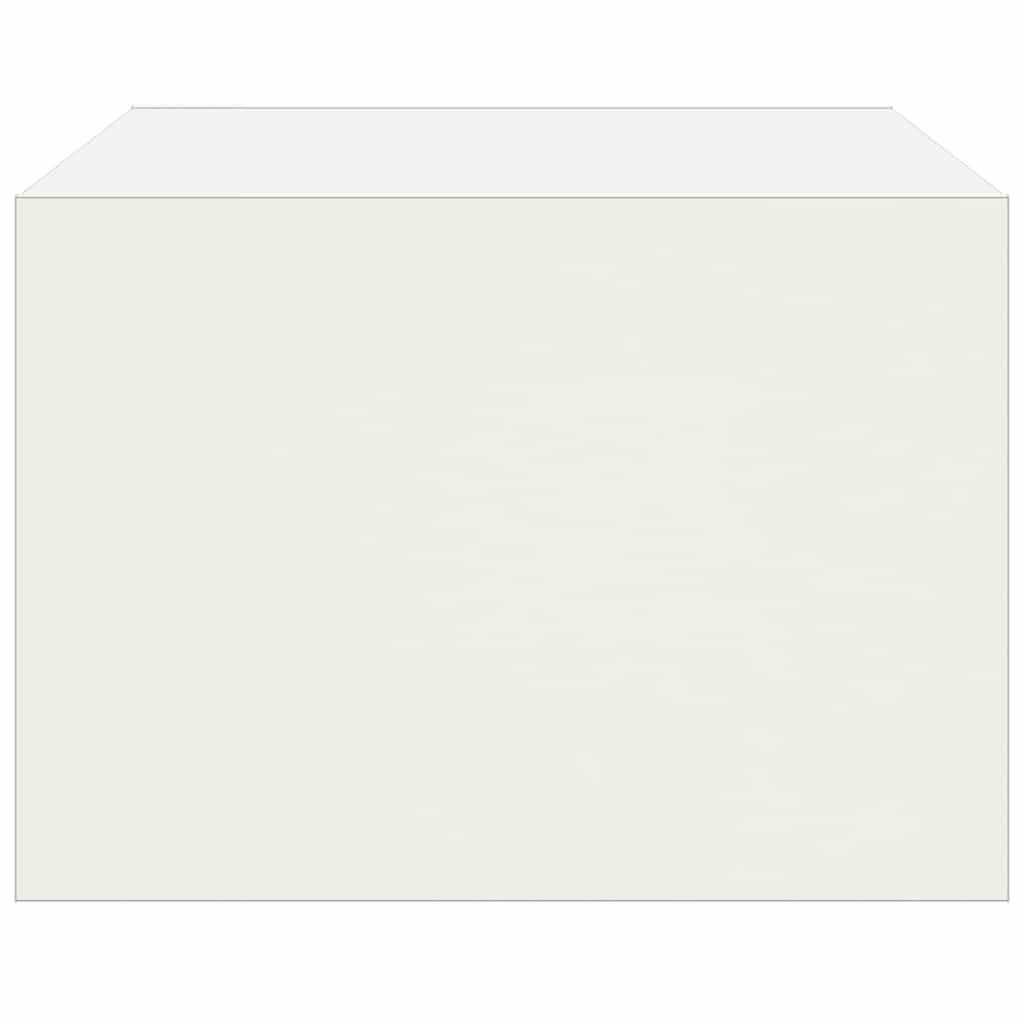 Móvel de TV com luzes LED 75x35,5x25 cm branco