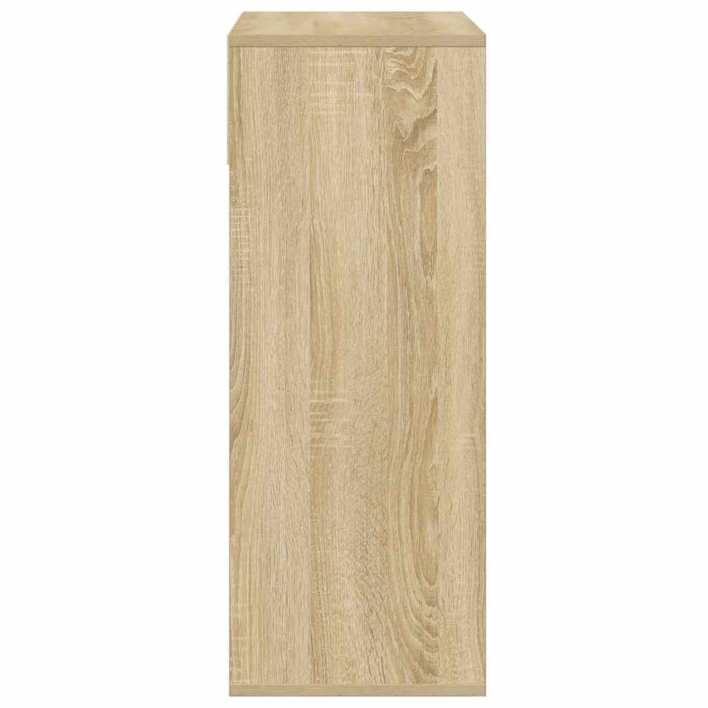 Estante cor carvalho 66x31x80 cm derivados de madeira