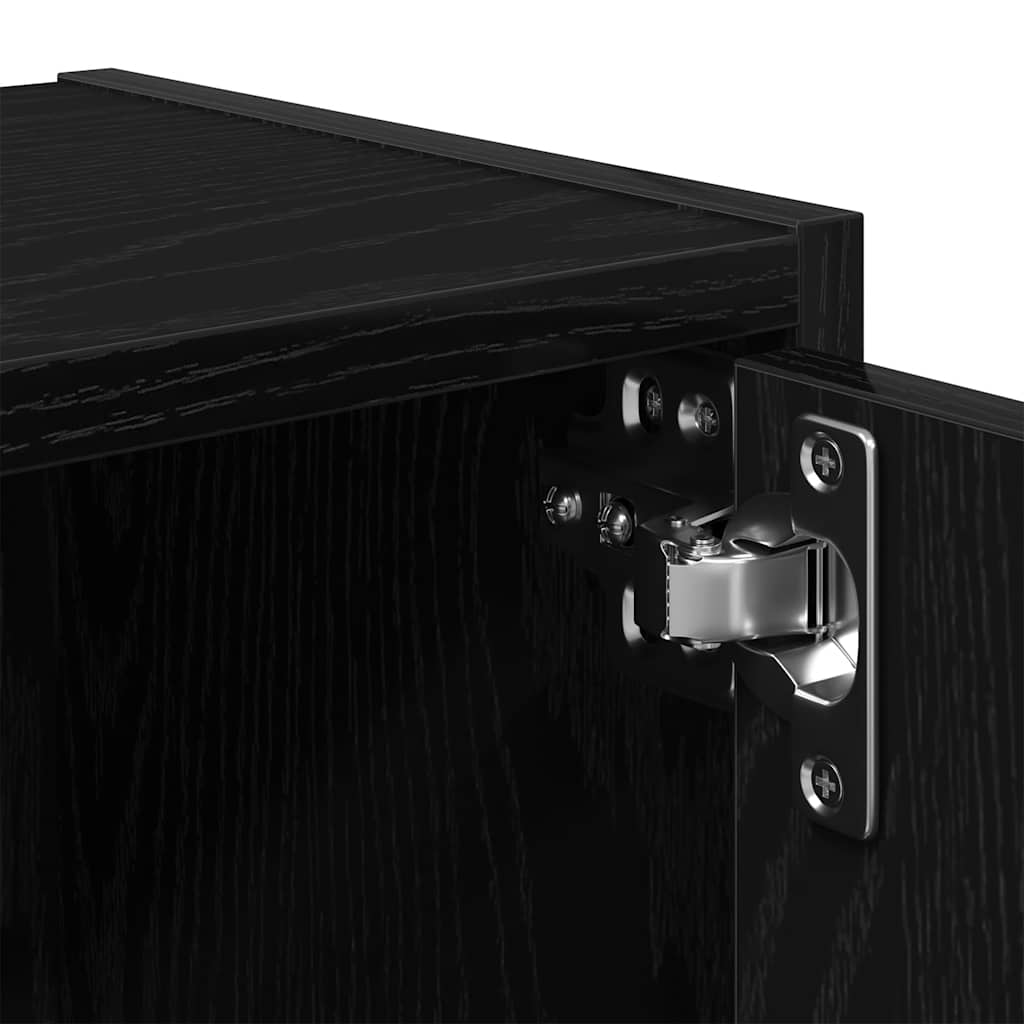 Estante 40x24x52 cm derivados de madeira carvalho preto