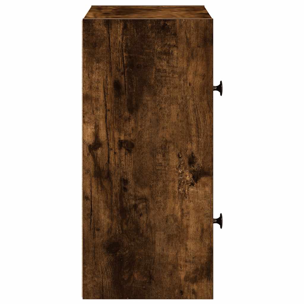 Estante 40x24x52 cm derivados de madeira carvalho fumado