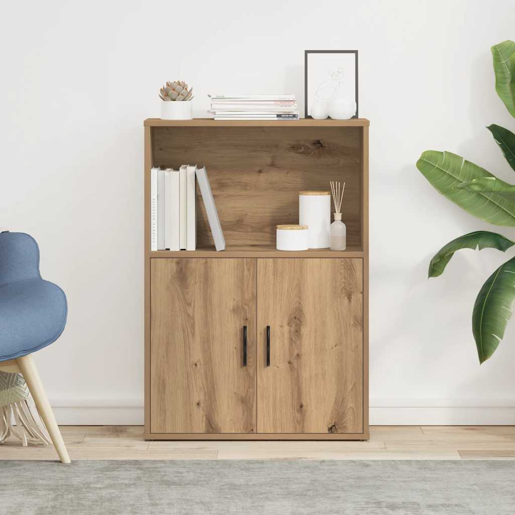 Estante 60x24x85 cm derivados de madeira carvalho artisiano