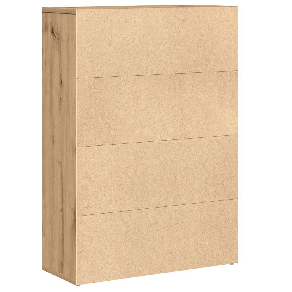 Estante 60x24x85 cm derivados de madeira carvalho artisiano