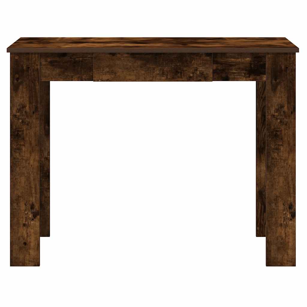Secretária 100x45x75 cm derivados madeira cor carvalho fumado