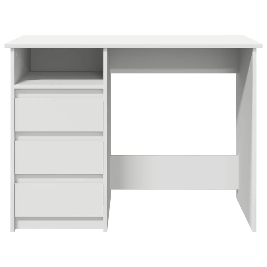 Secretária 102x50x75 cm derivados de madeira branco