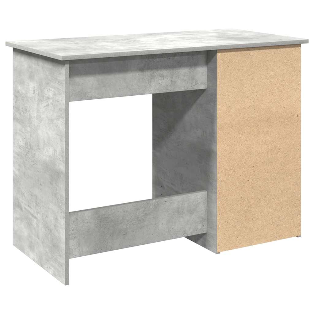 Secretária 102x50x75 cm derivados de madeira cinzento cimento