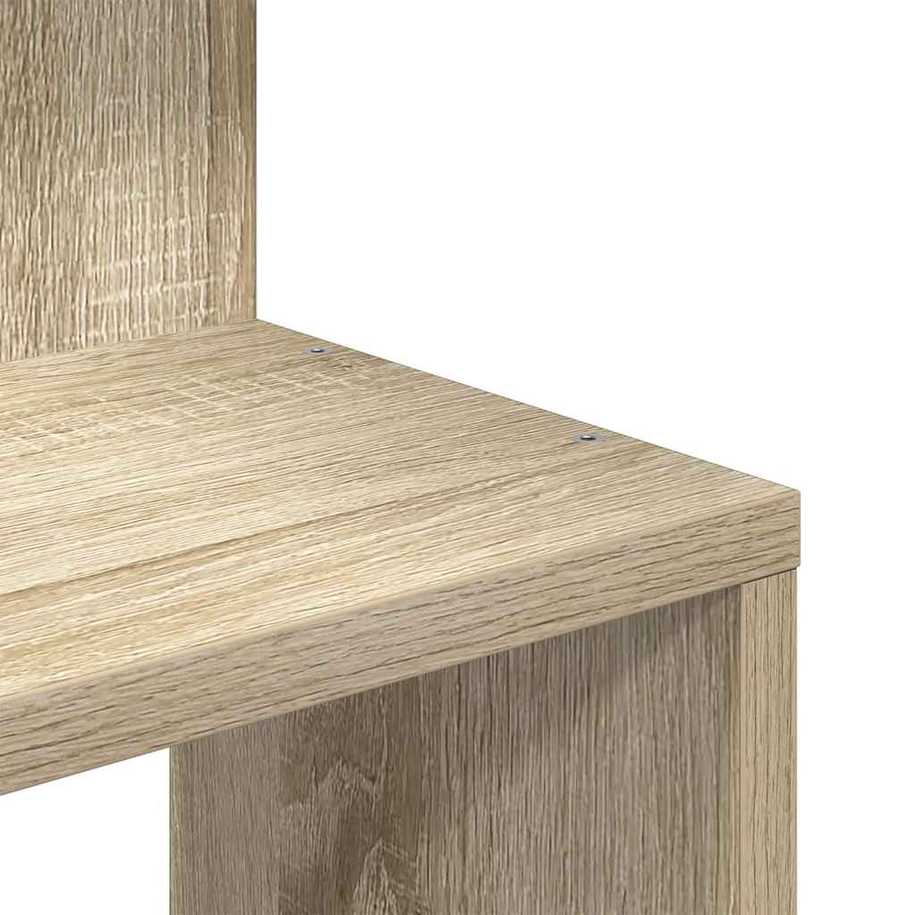 Estante de canto parede 32x32x127,5cm contrapl. carvalho sonoma