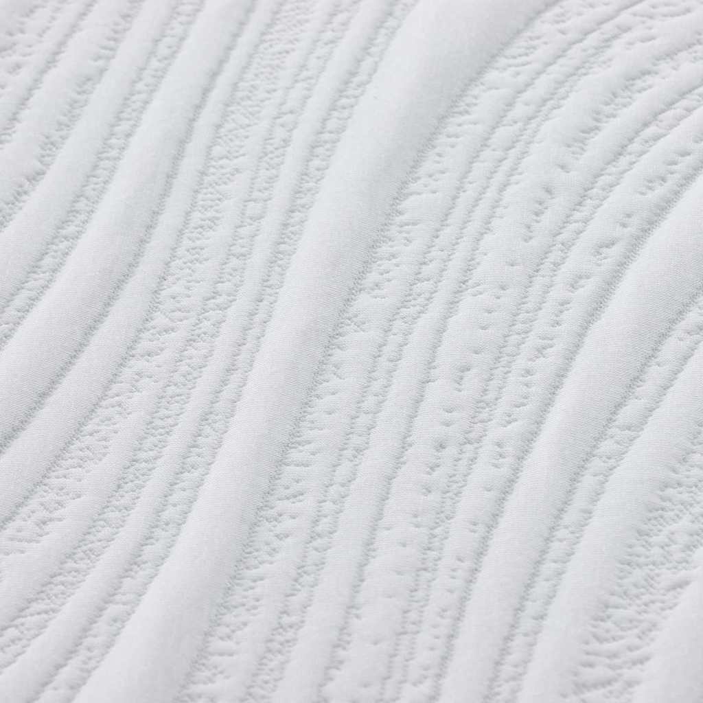 Colchão Branco e Cinza 70 x 200 cm Espuma de Memória