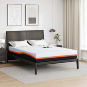 Colchão Branco e Cinza 140 x 200 cm Espuma de Memória