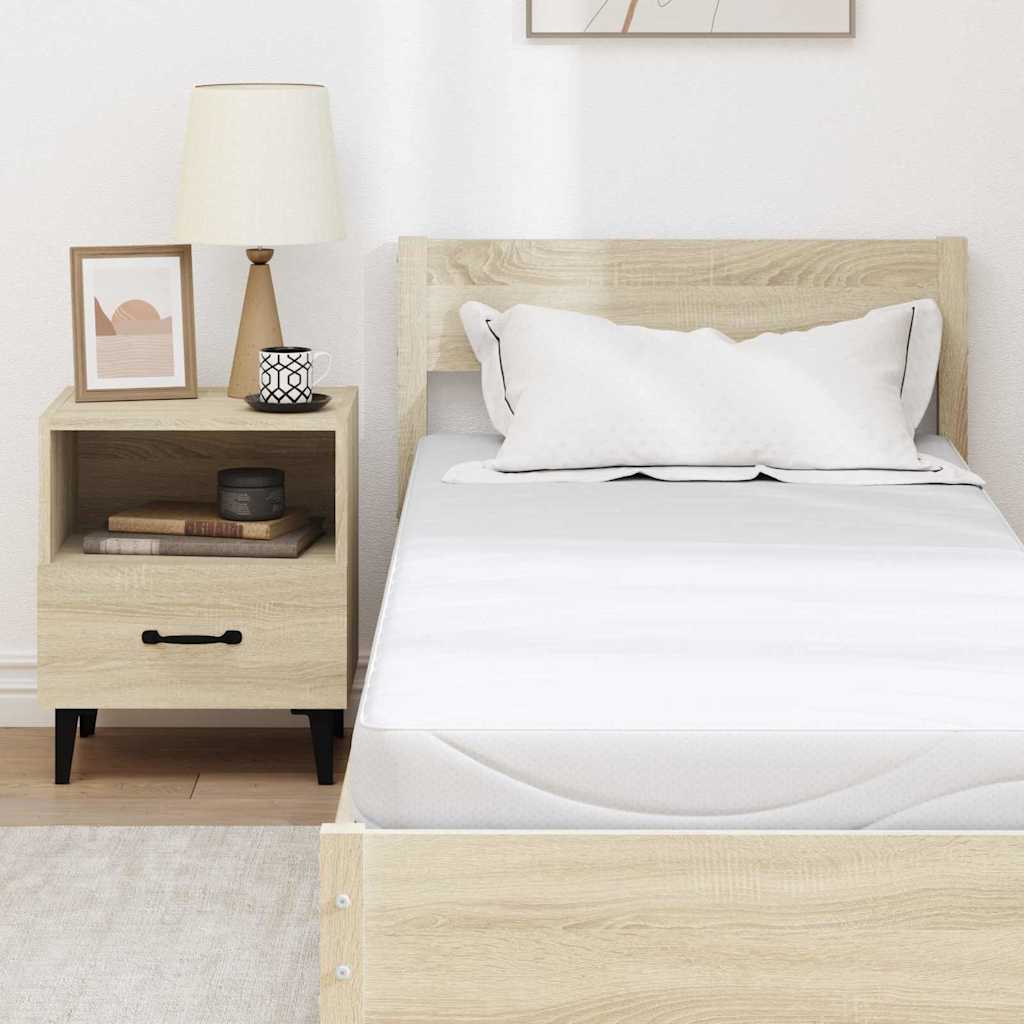 Colchão Branco 70 x 200 cm Espuma de Memória de Gel