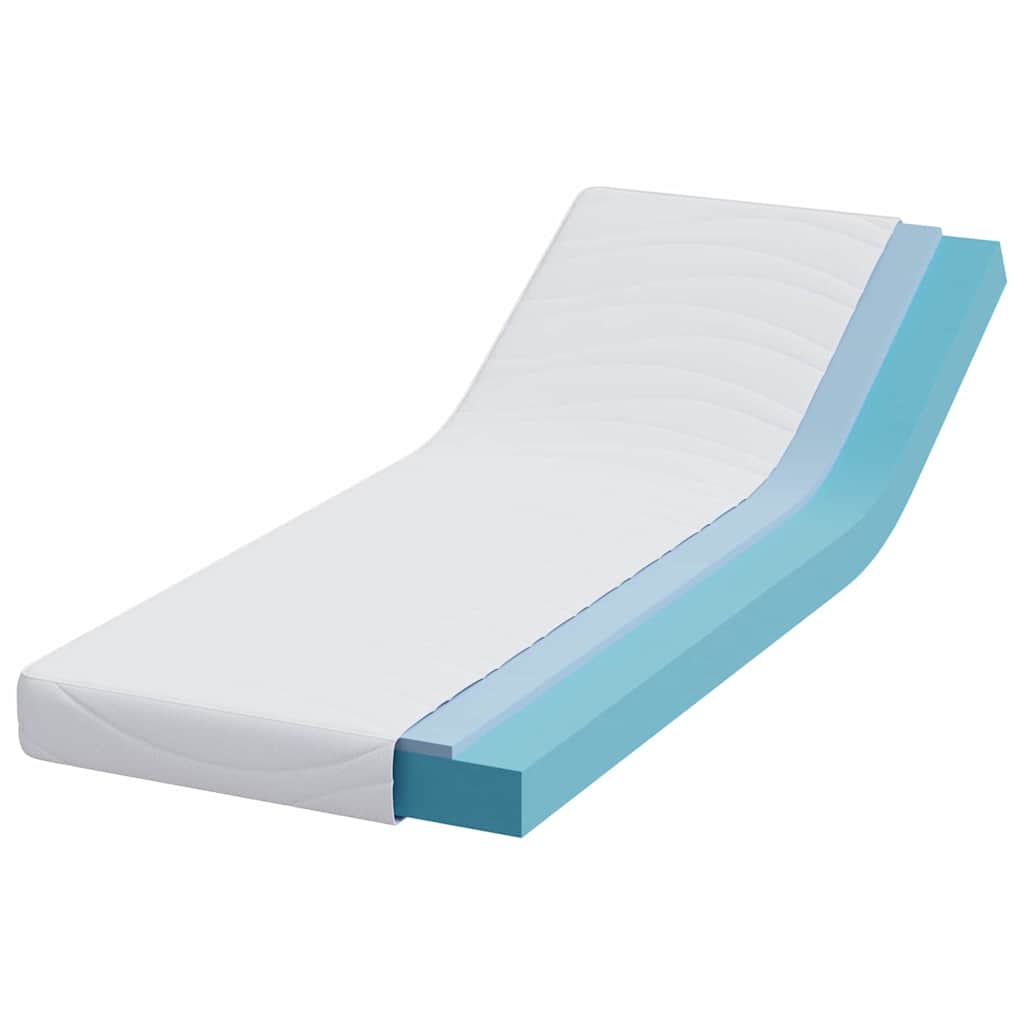 Colchão Branco 70 x 200 cm Espuma de Memória de Gel