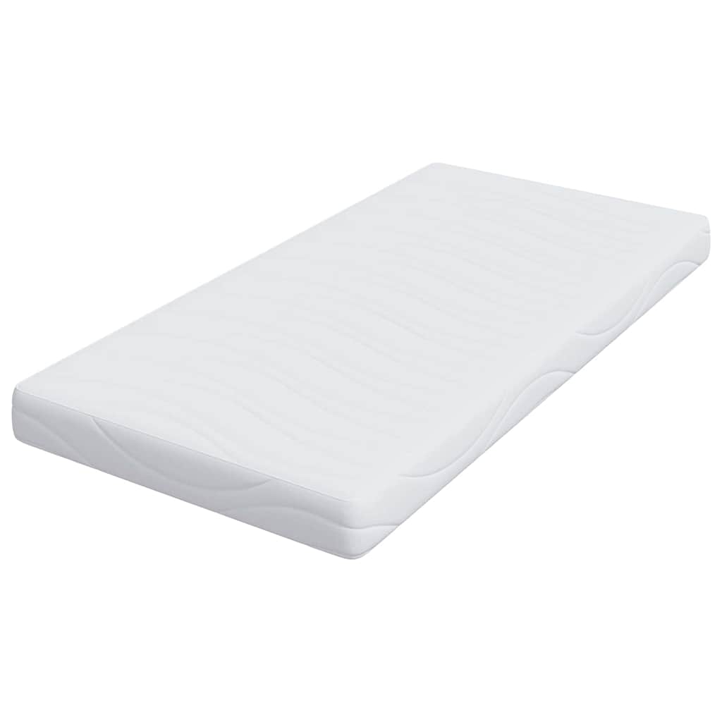 Colchão Branco 90 x 190 cm Espuma de Memória de Gel