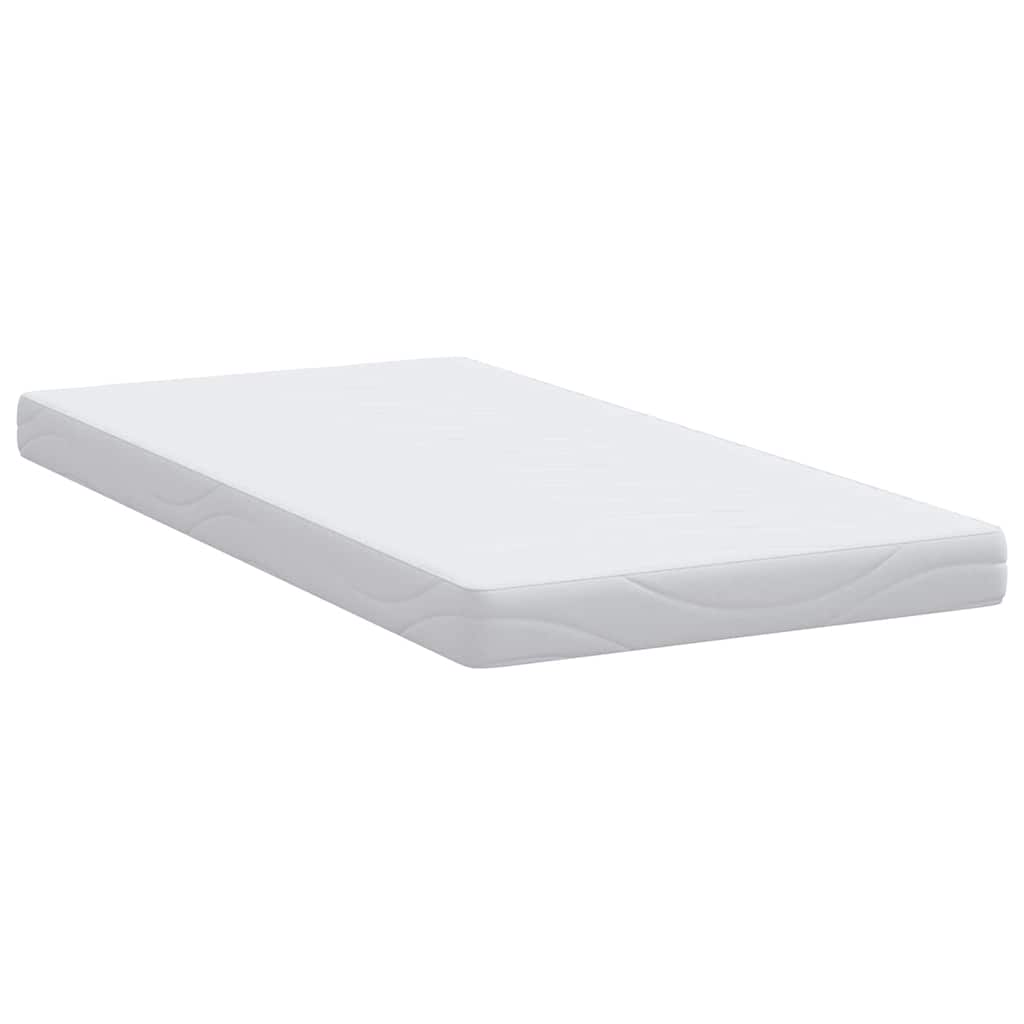 Colchão Branco 100 x 200 cm Espuma de Memória de Gel