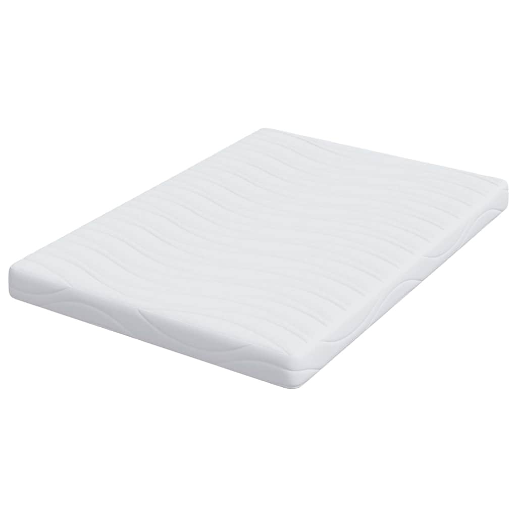 Colchão Branco 140 x 190 cm Espuma de Memória de Gel