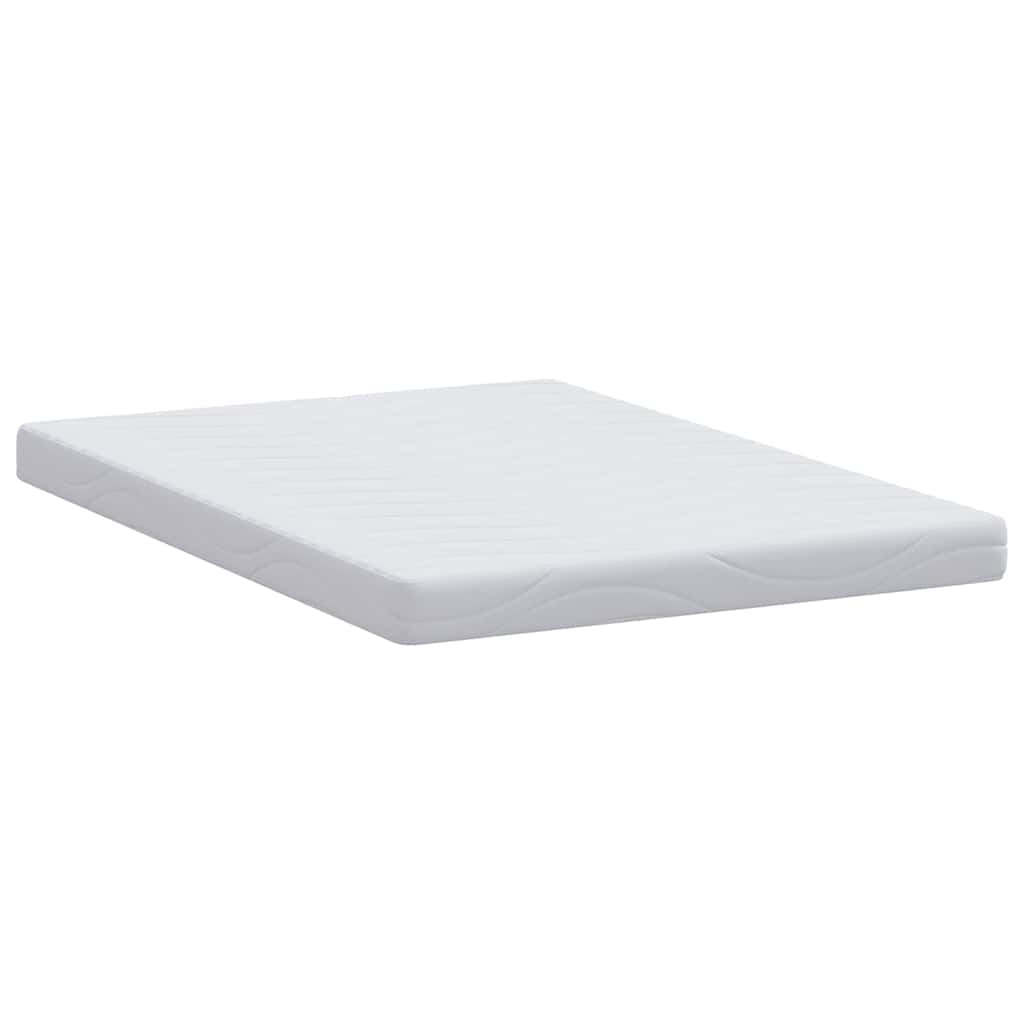 Colchão Branco 140 x 200 cm Espuma de Memória de Gel